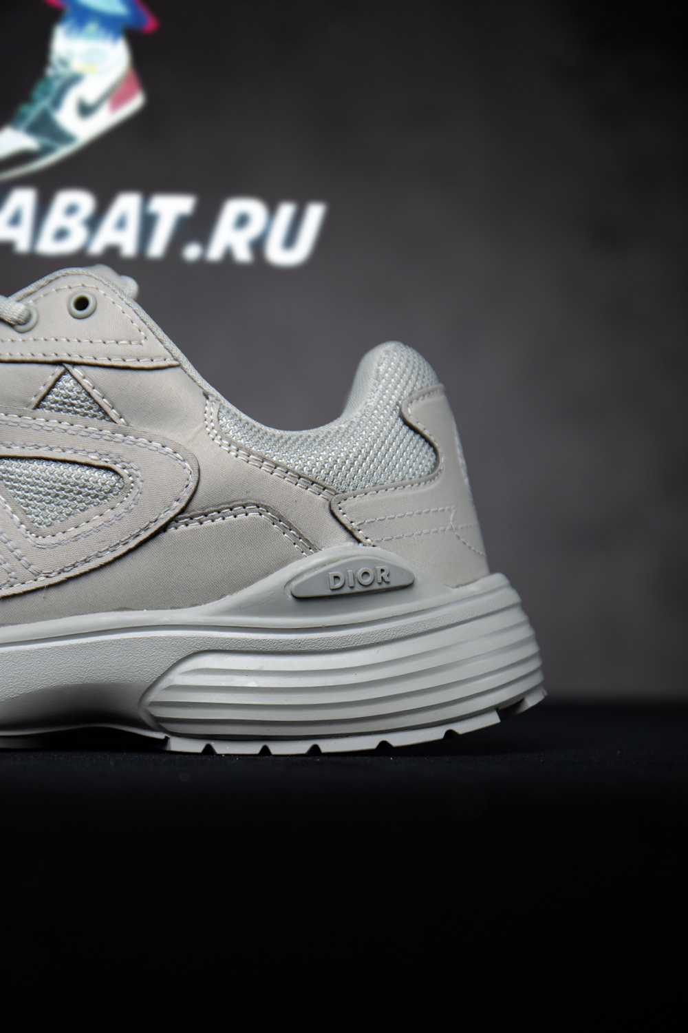 Dior & Stone Island B30 Sneaker Gray