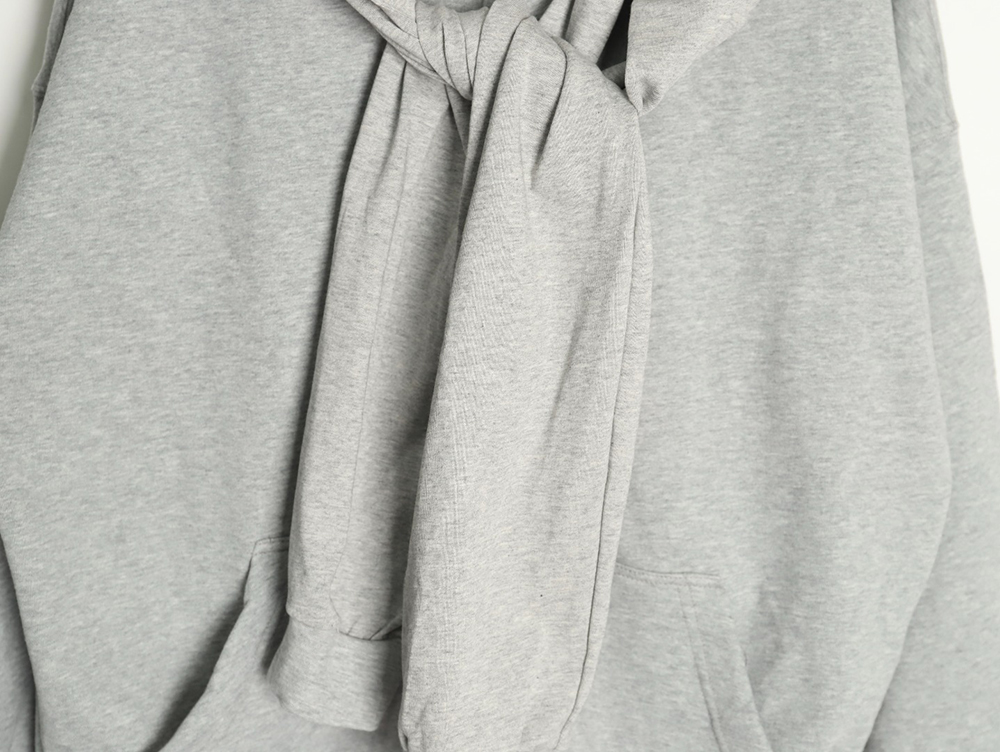 Balenciaga fake two-piece shawl hooded zipper jacket
