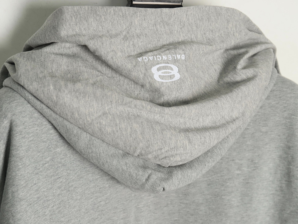 Balenciaga fake two-piece shawl hooded zipper jacket