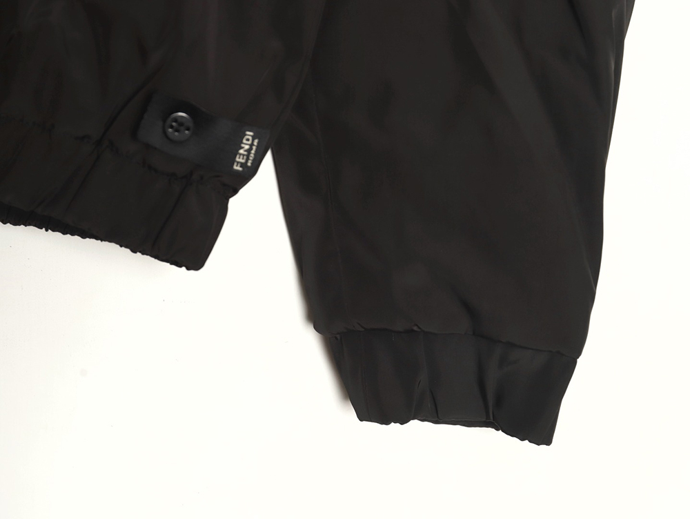 Fendi monogram FF full print cotton zipper jacket