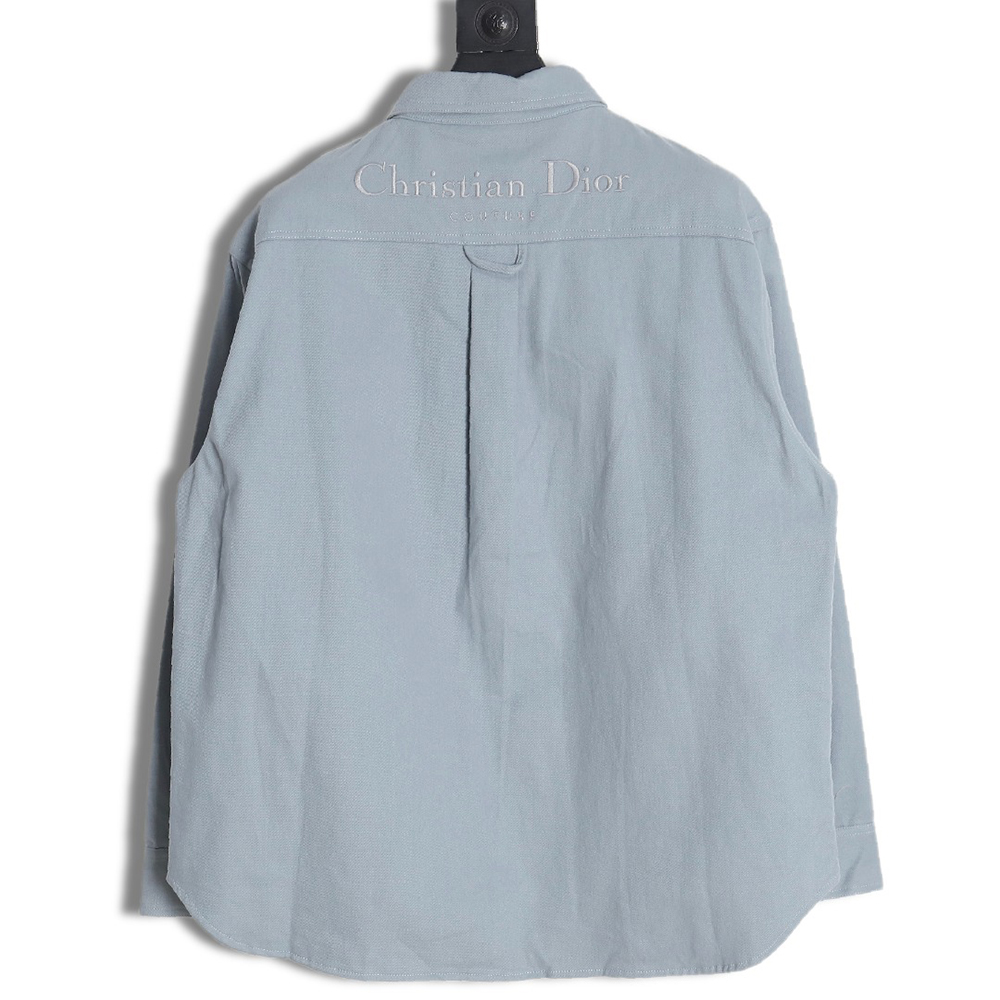 Dior blue check reversible jacket