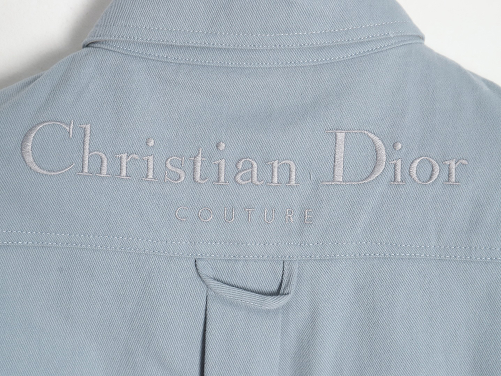 Dior blue check reversible jacket
