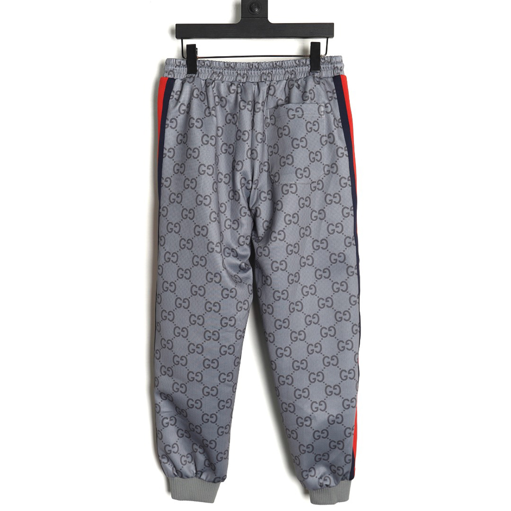 Gucci all over print double G jacquard ribbon trousers