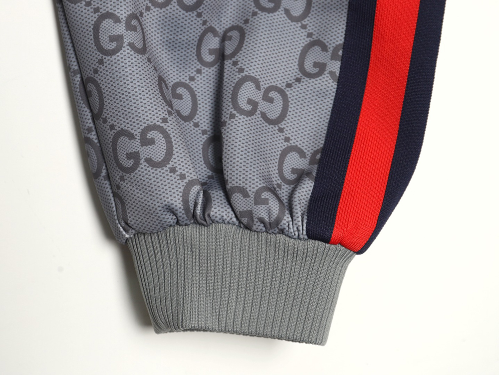 Gucci all over print double G jacquard ribbon trousers