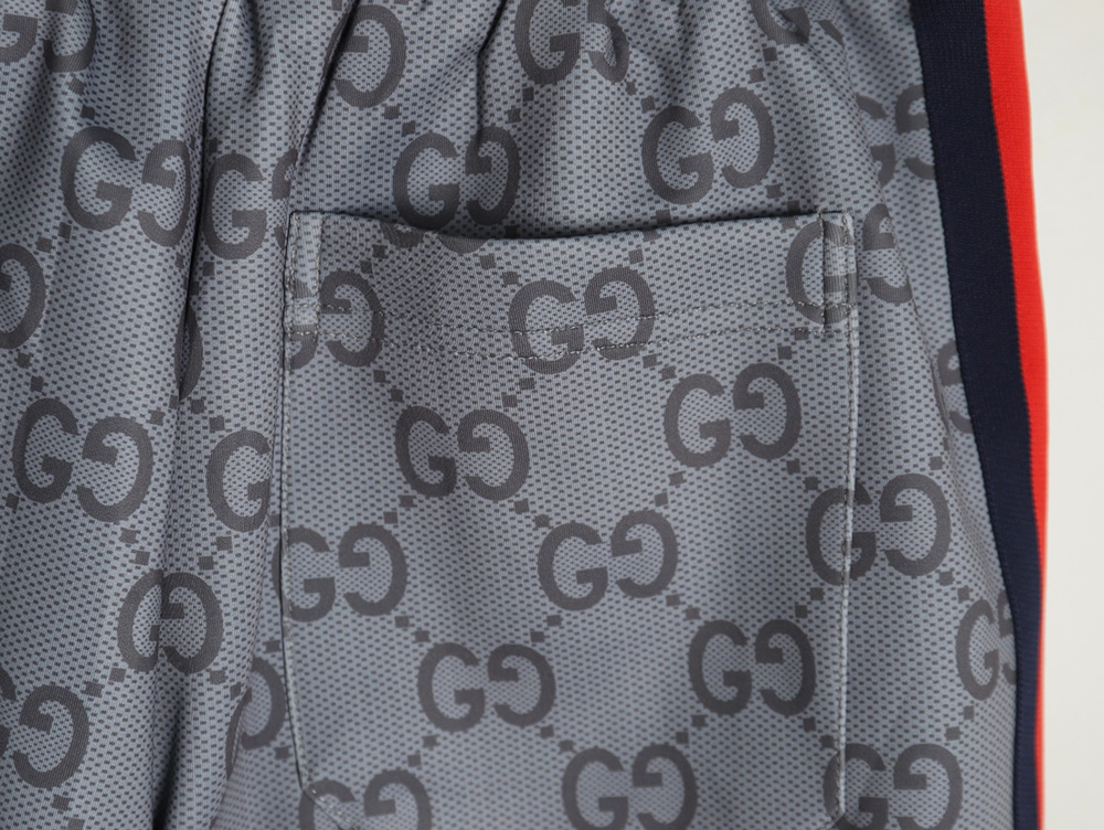 Gucci all over print double G jacquard ribbon trousers