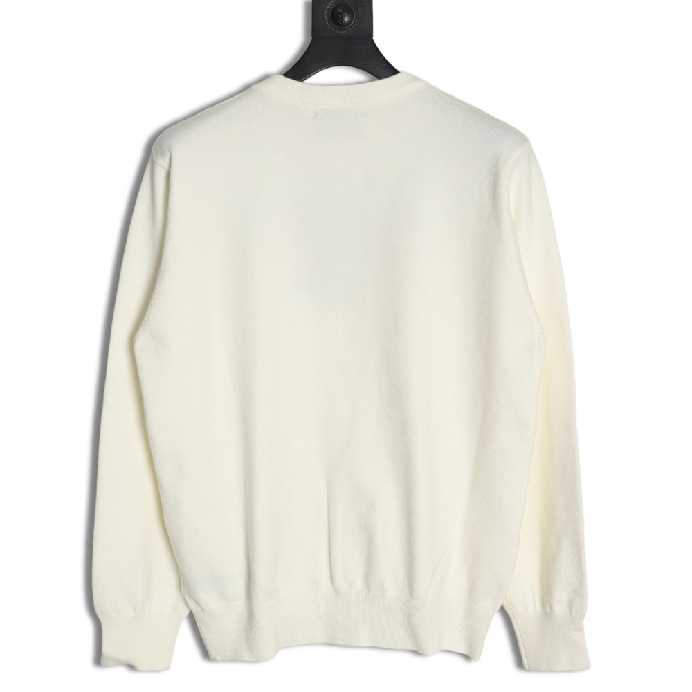 Gucci Graffiti Smiley Logo Crewneck Sweater
