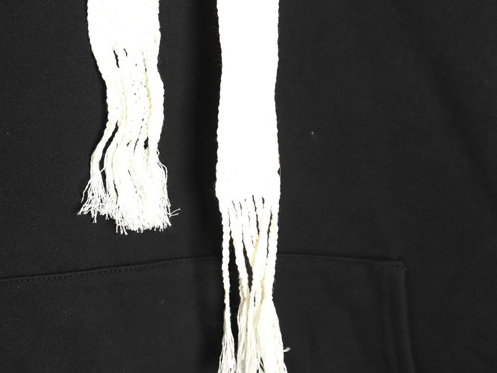 Loewe 3D embroidered streamer hooded sweatshirt