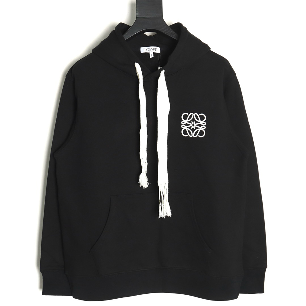 Loewe 3D embroidered streamer hooded sweatshirt