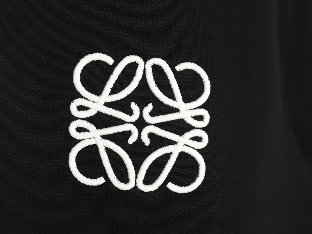 Loewe 3D embroidered streamer hooded sweatshirt