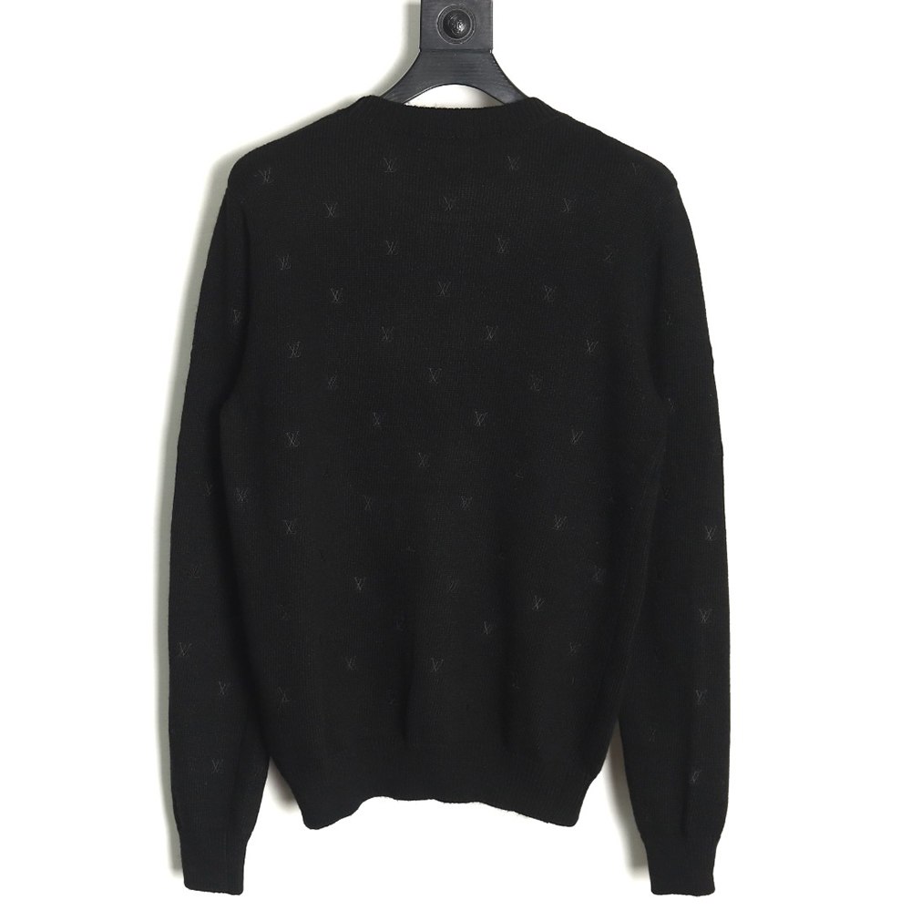 Louis Vuitton all over embroidered sweater