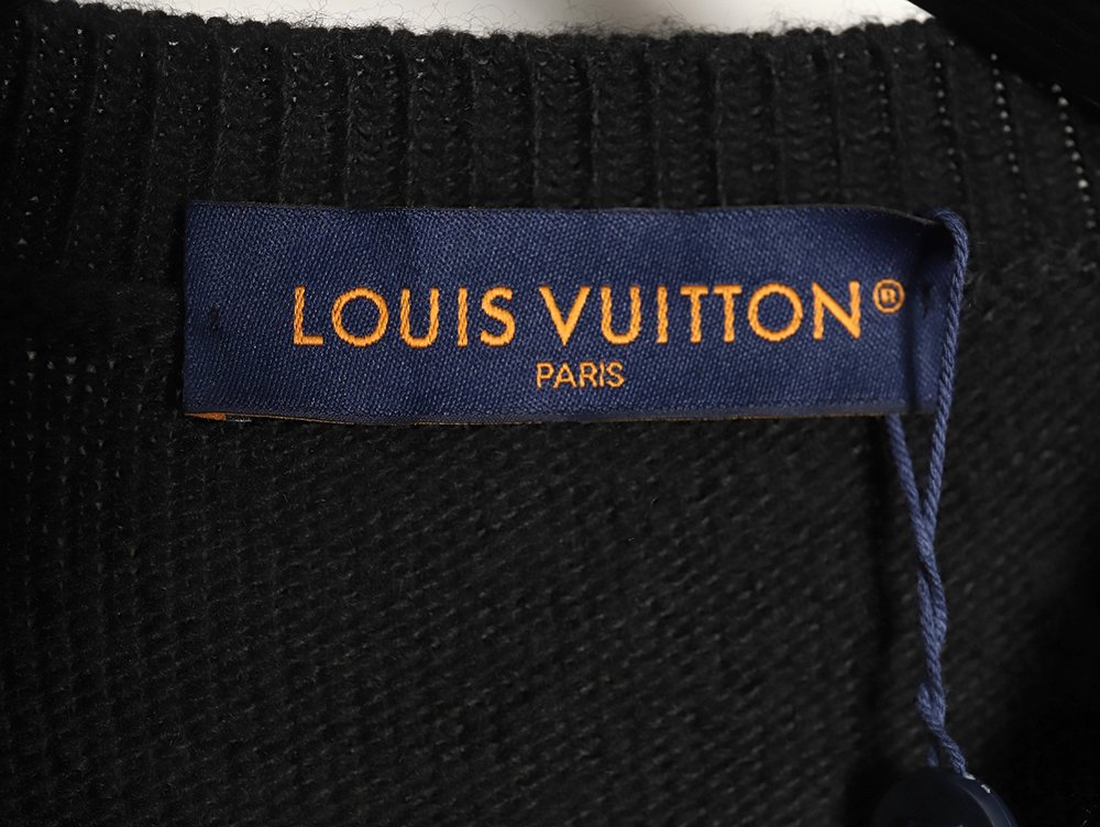 Louis Vuitton all over embroidered sweater