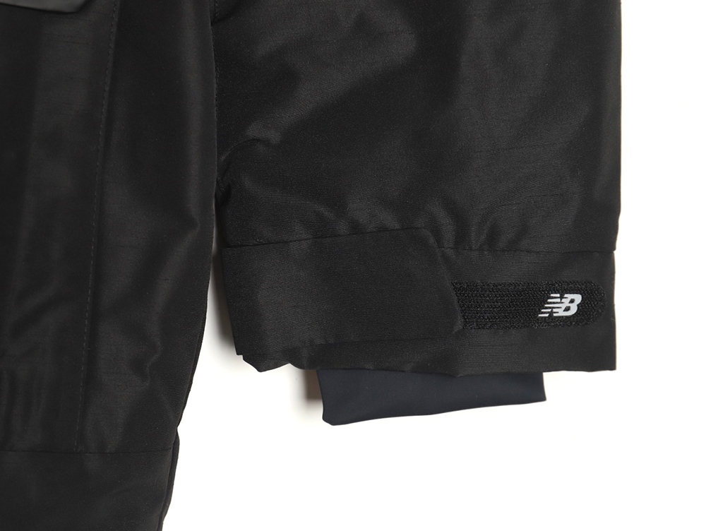 New Balance mid-length four-pocket large fur collar down jacket