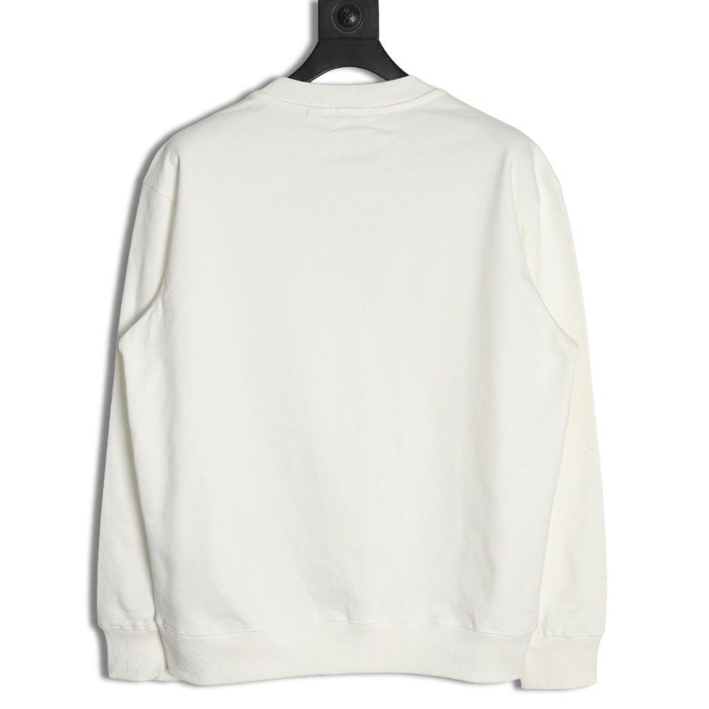Burberry hem embroidered war horse crew neck sweatshirt