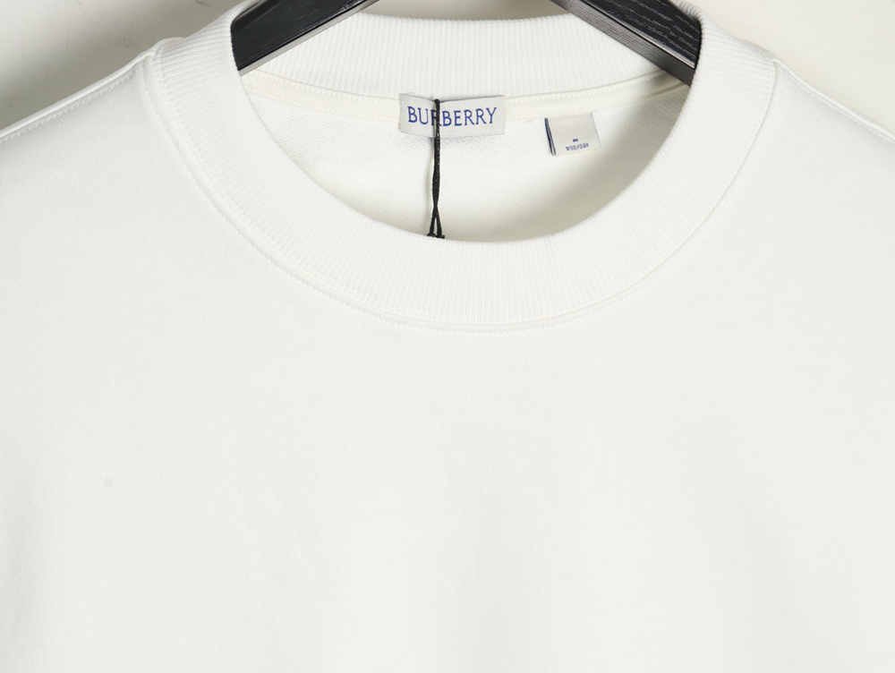 Burberry hem embroidered war horse crew neck sweatshirt