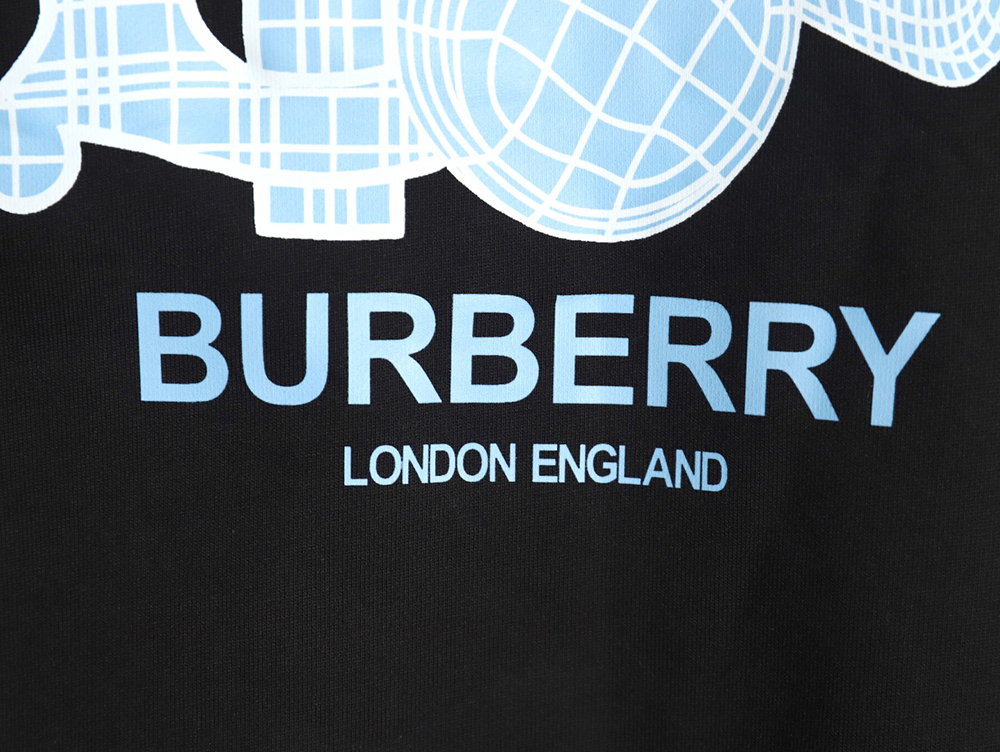 Burberry back blue bear print crew neck sweatshirt TSK1