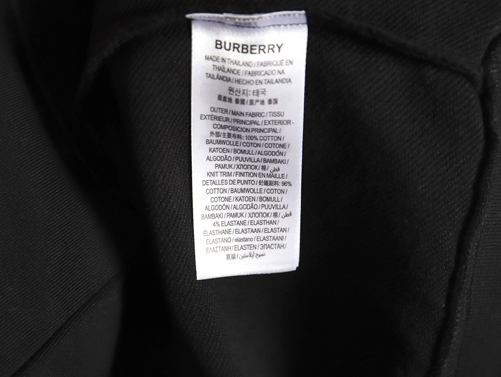 Burberry back blue bear print crew neck sweatshirt TSK1