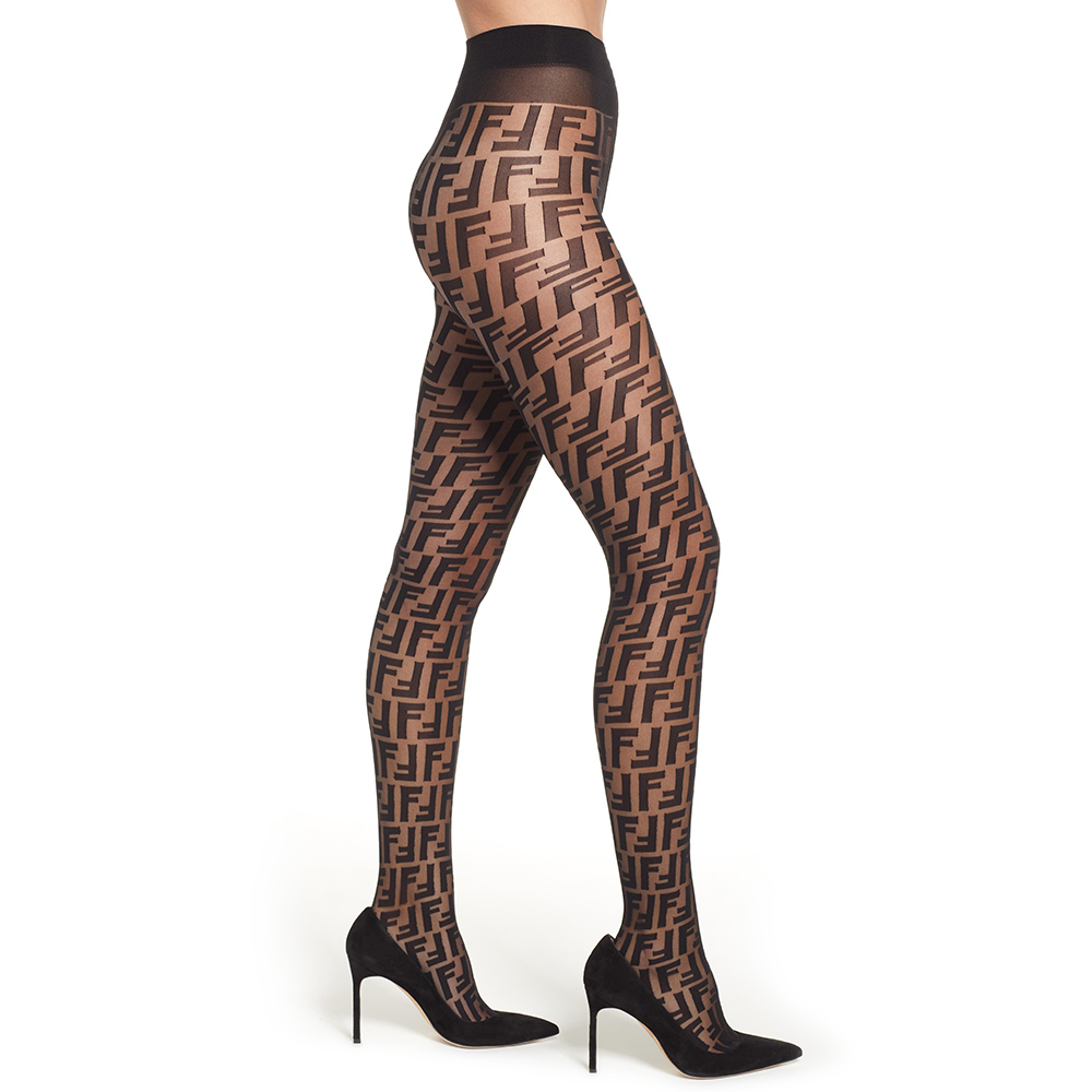 Fendi Double F Logo Tights sock