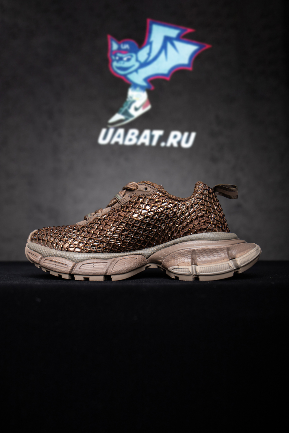 Balenciaga Rhinestone Mesh 3XL Sneakers