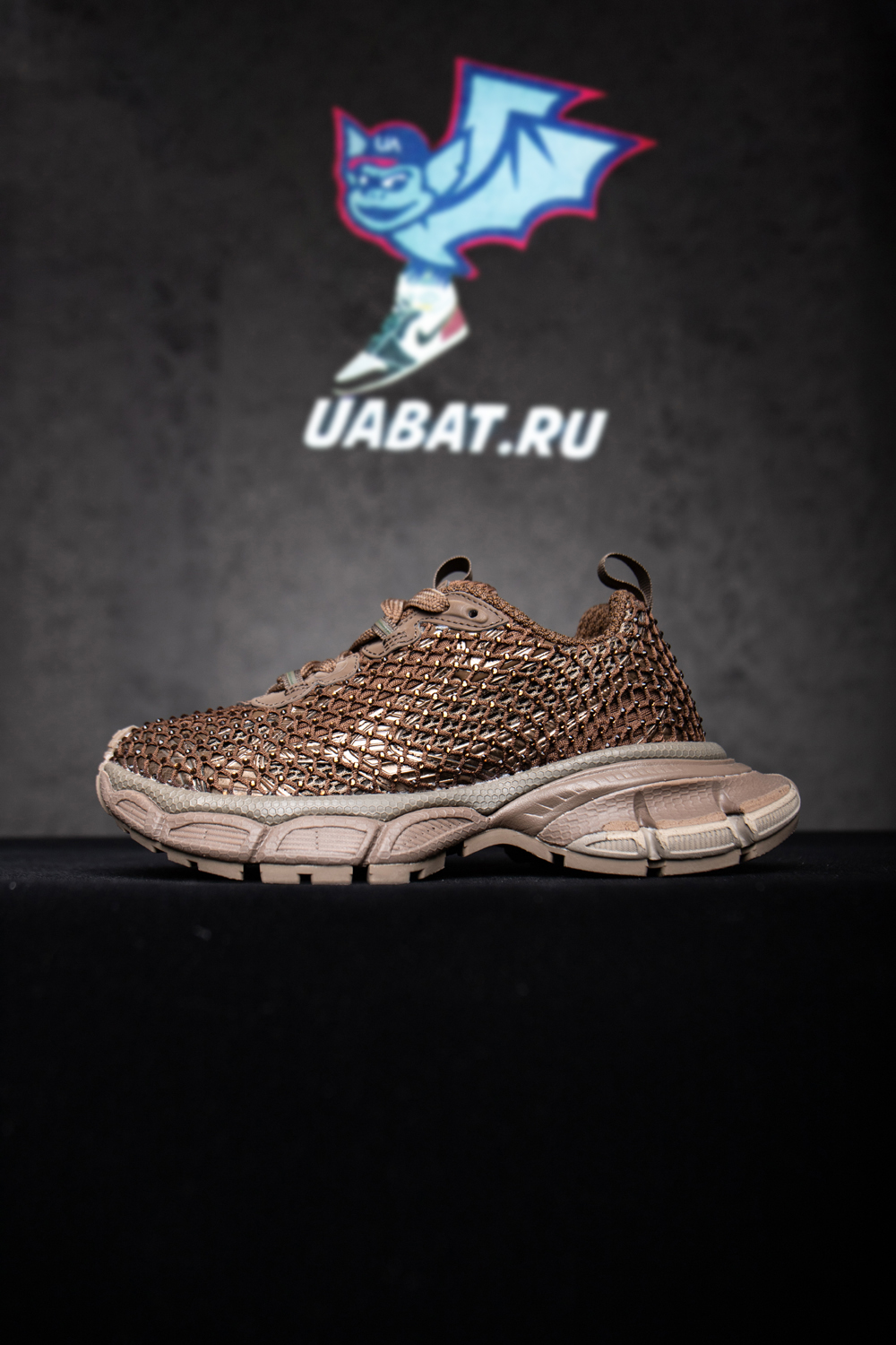Balenciaga Rhinestone Mesh 3XL Sneakers