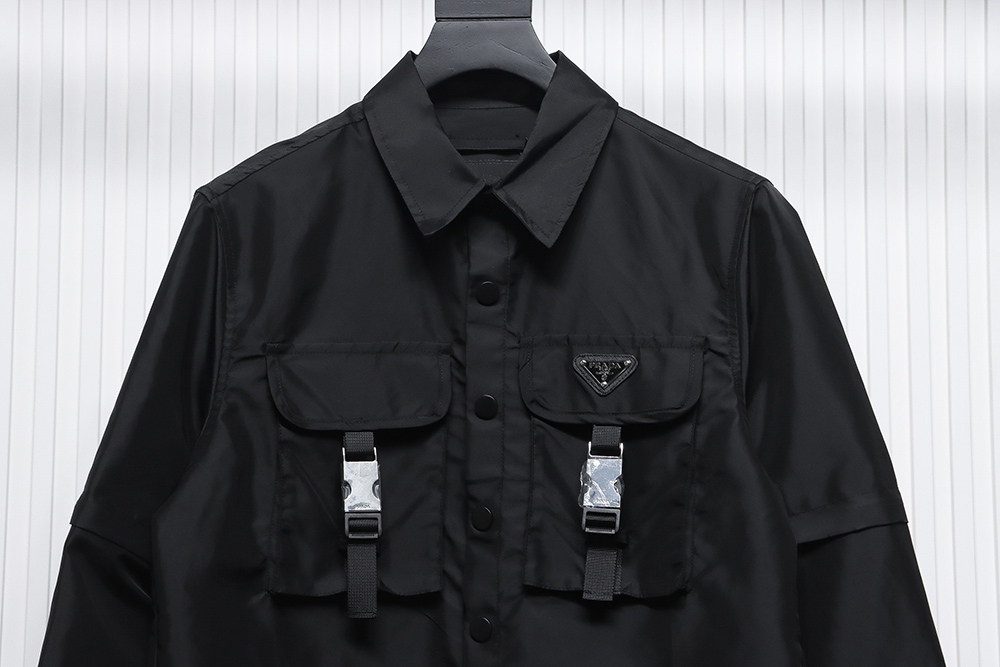 Prada detachable nylon work jacket