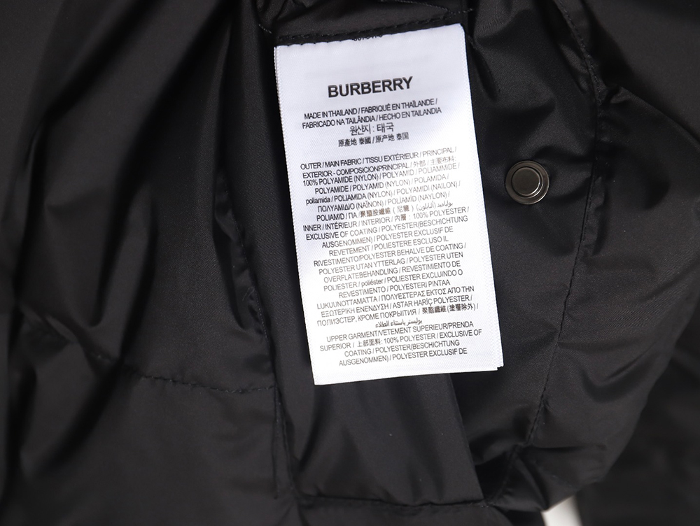 Burberry Check reversible down jacket