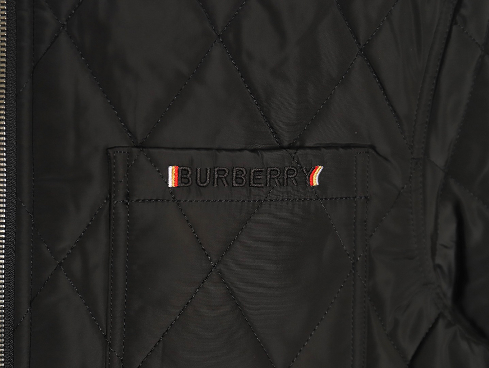 Burberry double-zip thin cotton hooded jacket