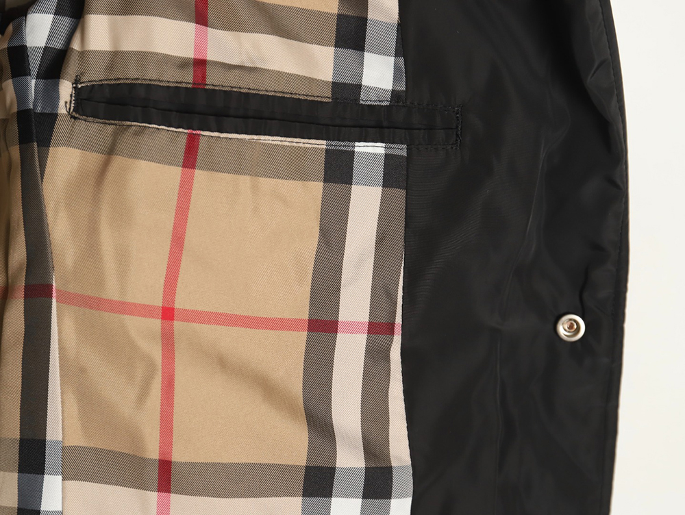 Burberry double-zip thin cotton hooded jacket