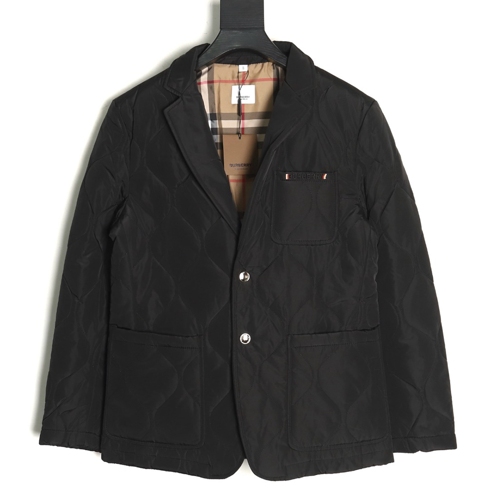 Burberry double-zip thin cotton hooded jacket