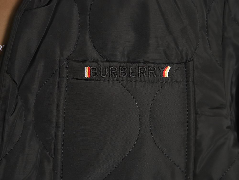Burberry double-zip thin cotton hooded jacket