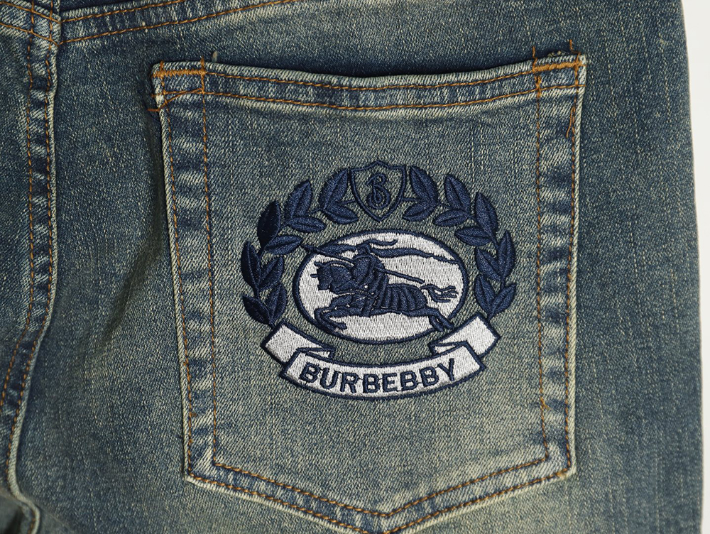 Burberry wheat ear war horse jeans