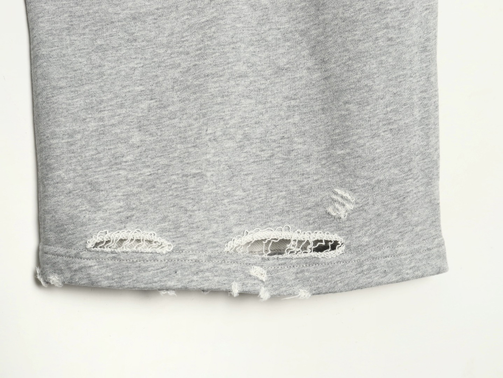 Balenciaga Earth pattern print distressed trousers