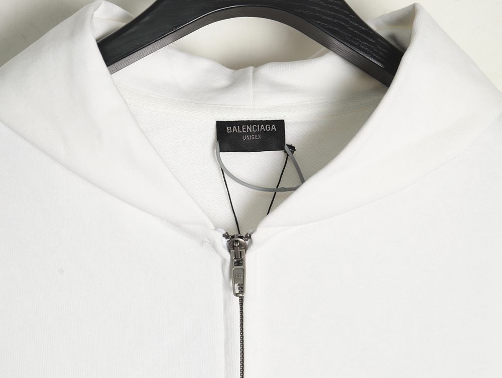 Balenciaga Manchester United joint embroidered printed zipper hoodie