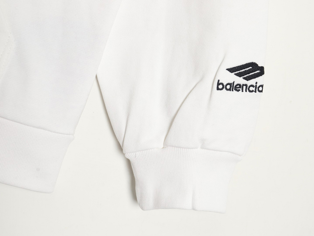 Balenciaga Manchester United joint embroidered printed zipper hoodie