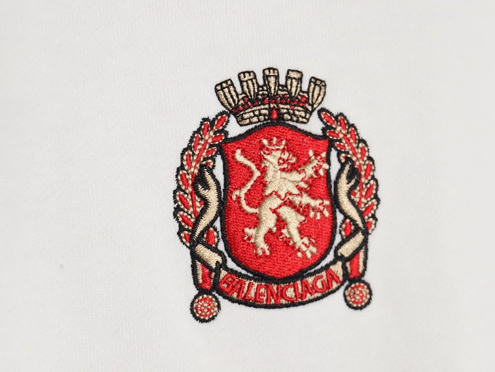 Balenciaga Manchester United joint embroidered printed zipper hoodie