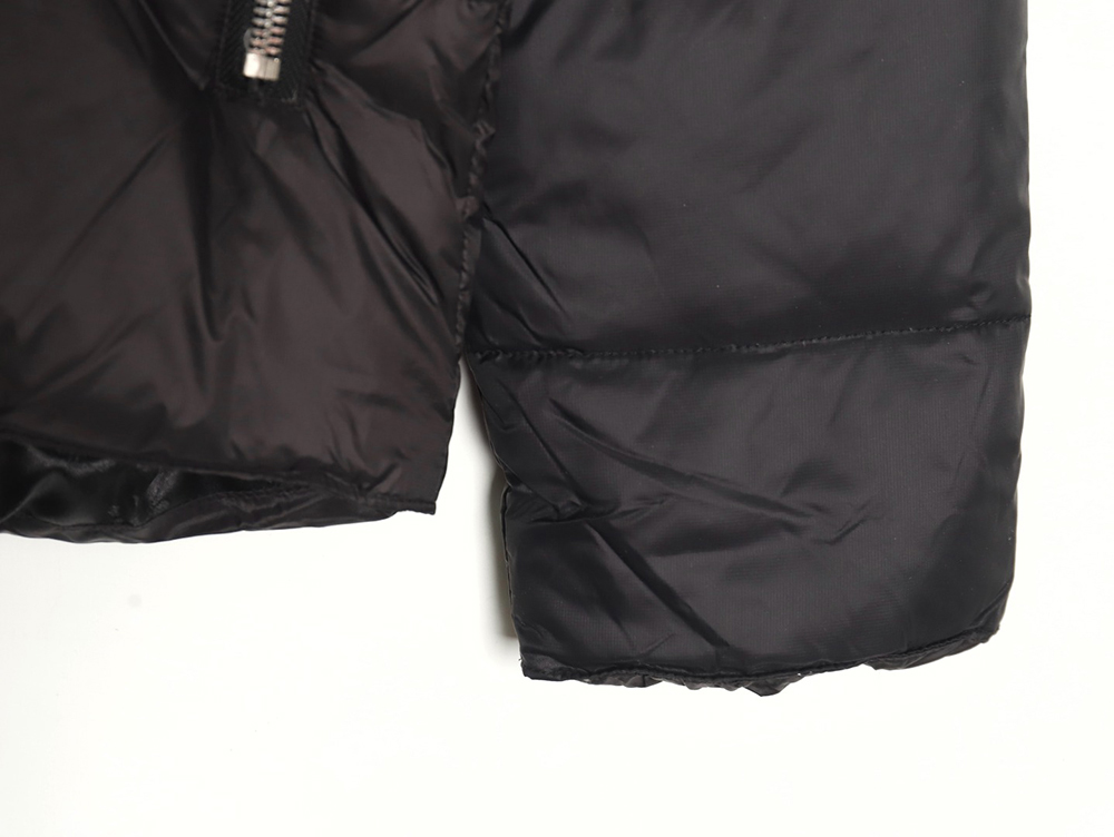 Chrome Hearts cross leather label embroidery remake silver down jacket