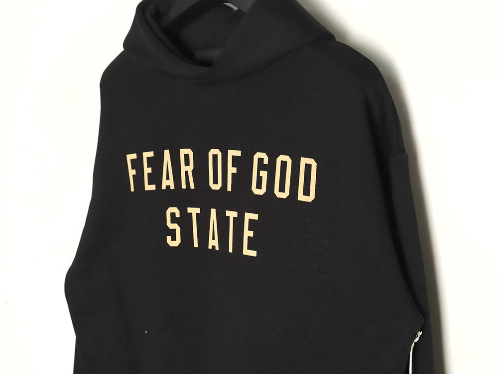 Fear of God Lettering Print Long Sleeve Hoodie TSK1