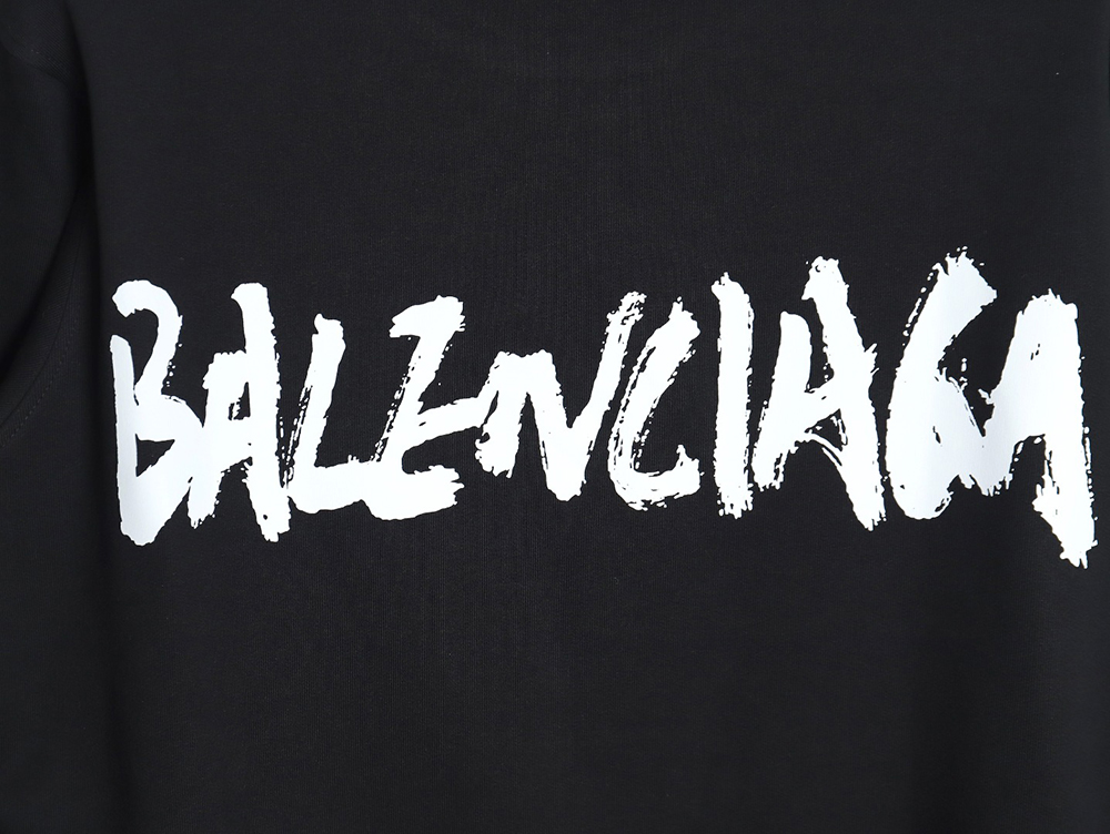 Gucci & Balenciaga Graffiti Lettering Print Crewneck Sweatshirt TSK1