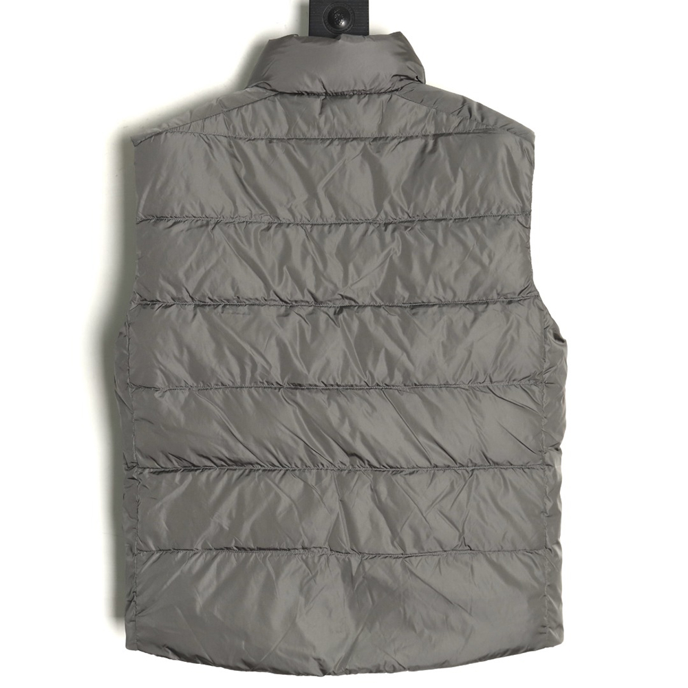 Prada classic triangle logo down vest