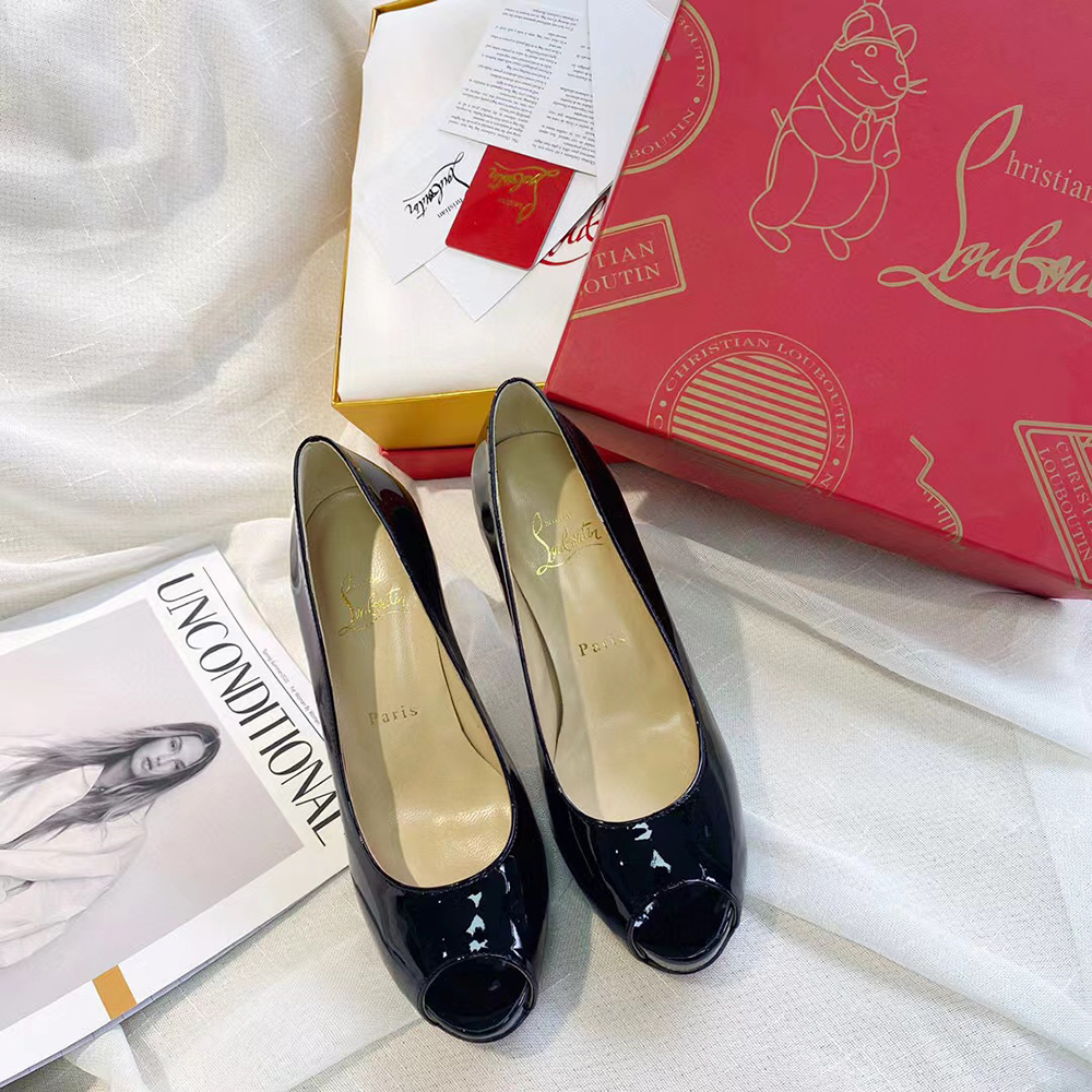 Christian Louboutin New Very Privé 100mm Open toe pumps