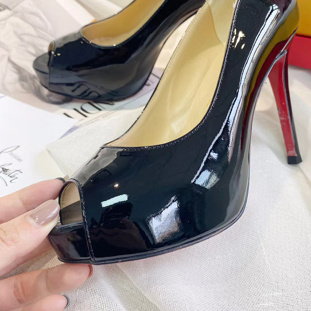 Christian Louboutin New Very Privé 100mm Open toe pumps