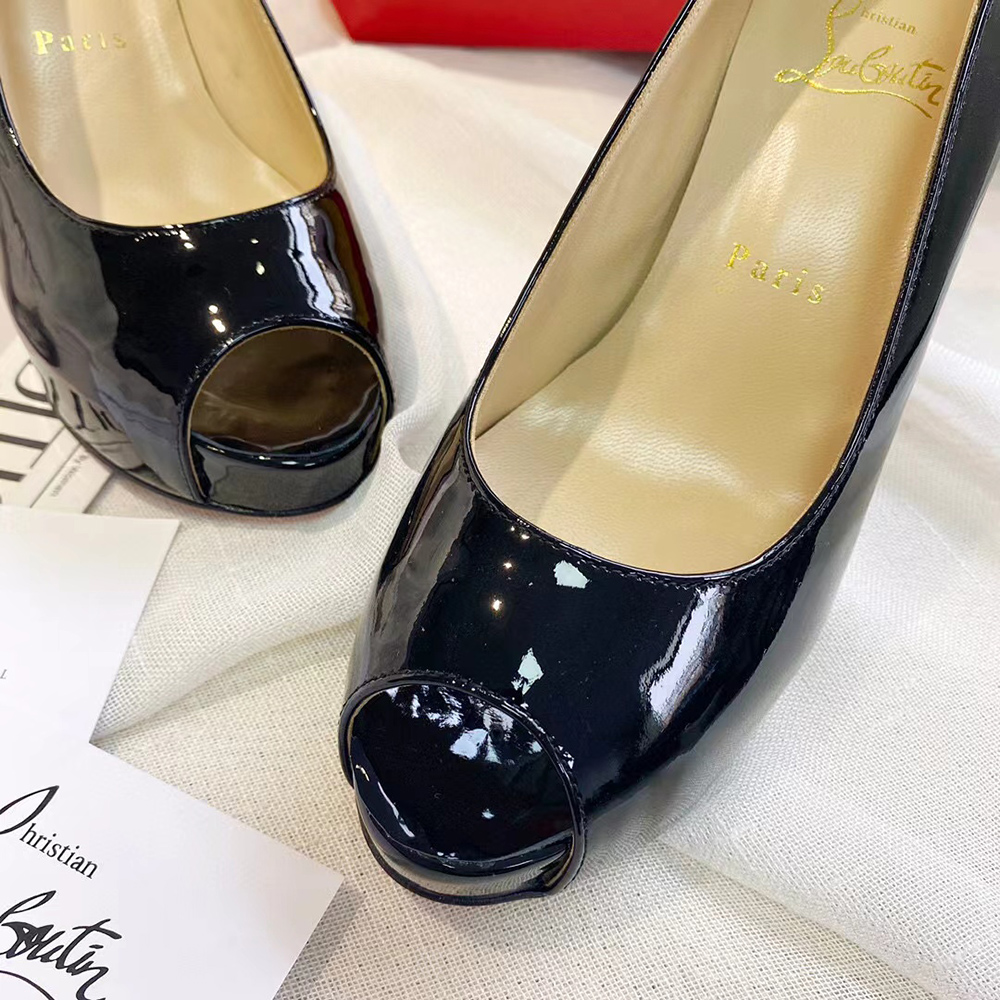 Christian Louboutin New Very Privé 100mm Open toe pumps