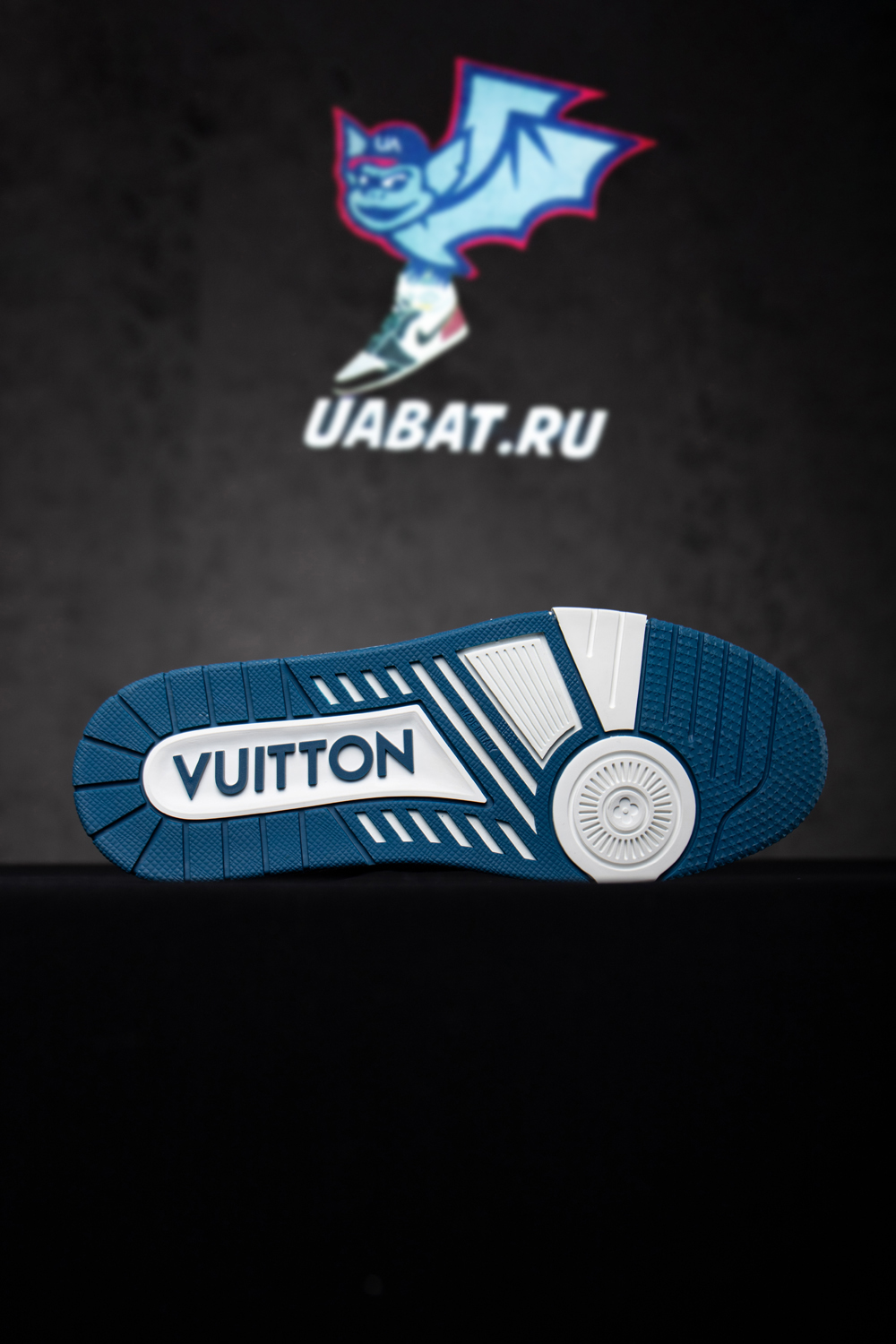 Louis Vuitton Trainer Monogram Denim White Blue