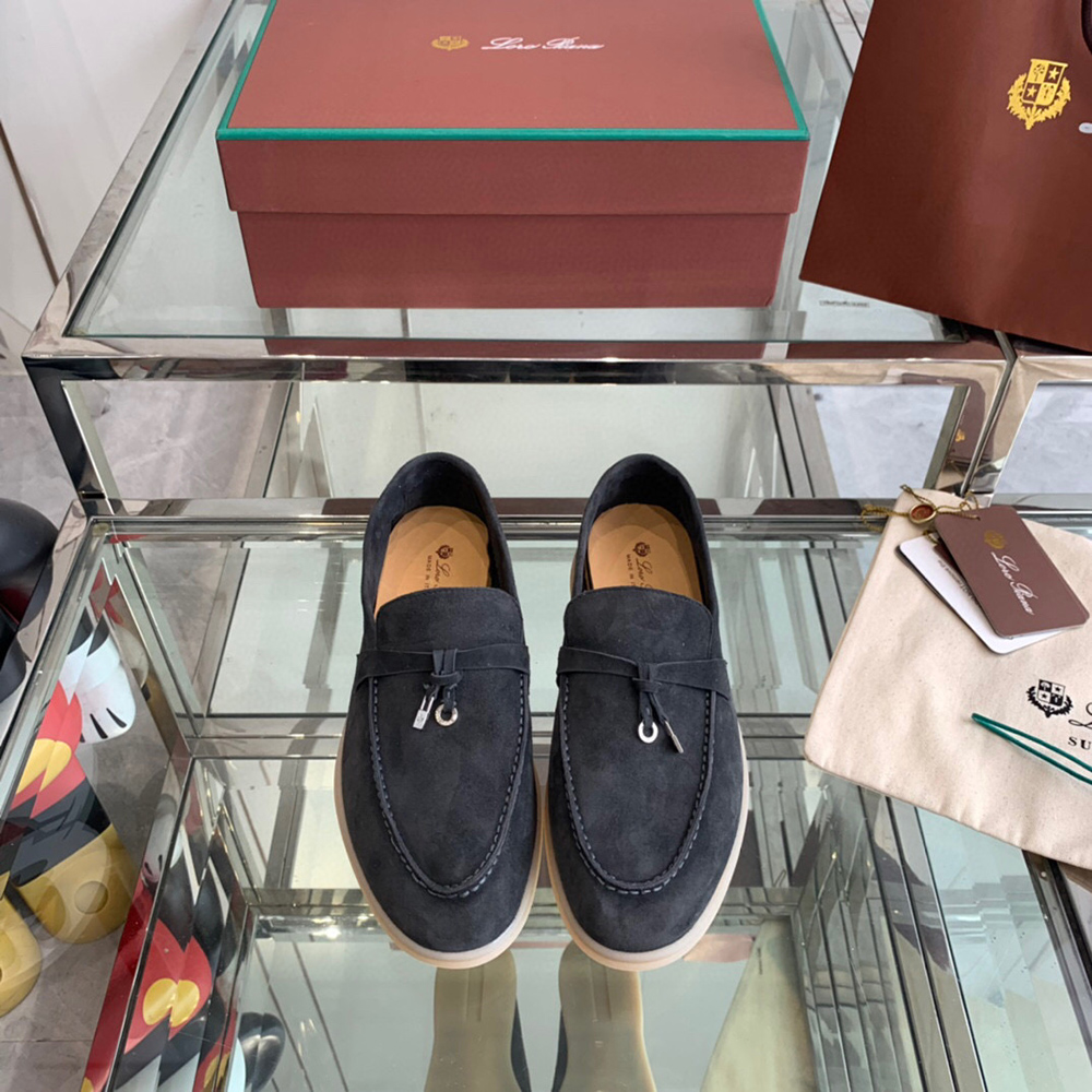 Loro Piana Summer Charms Walk Loafer Shoes