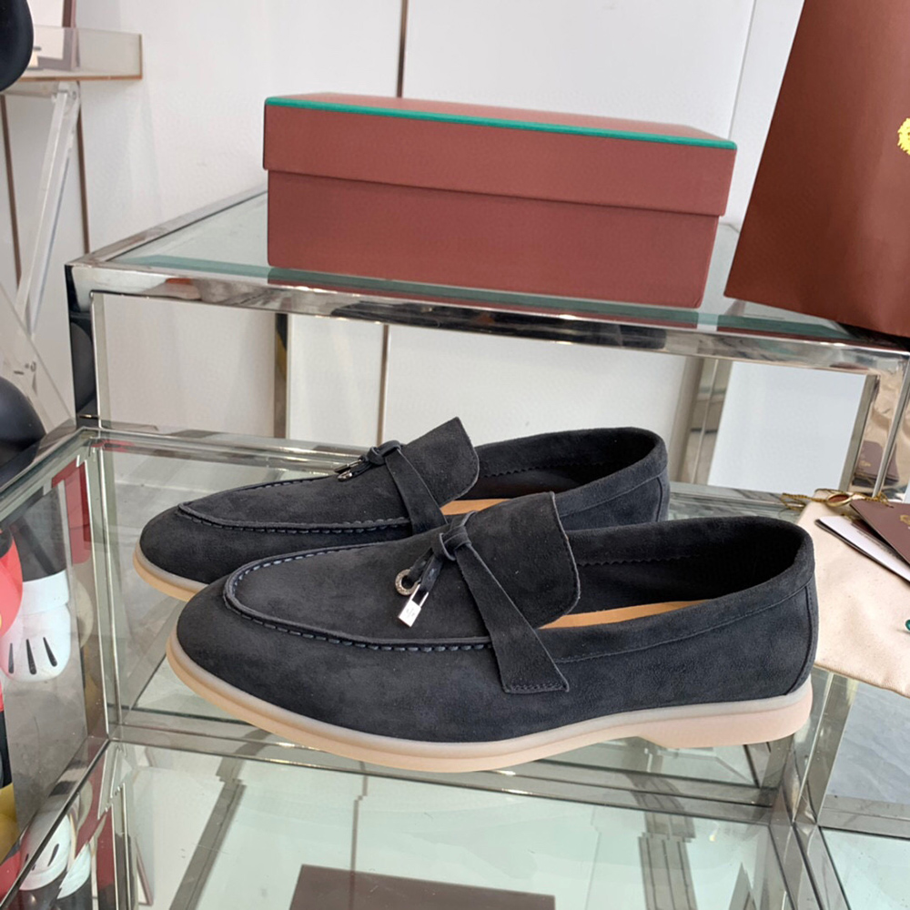 Loro Piana Summer Charms Walk Loafer Shoes
