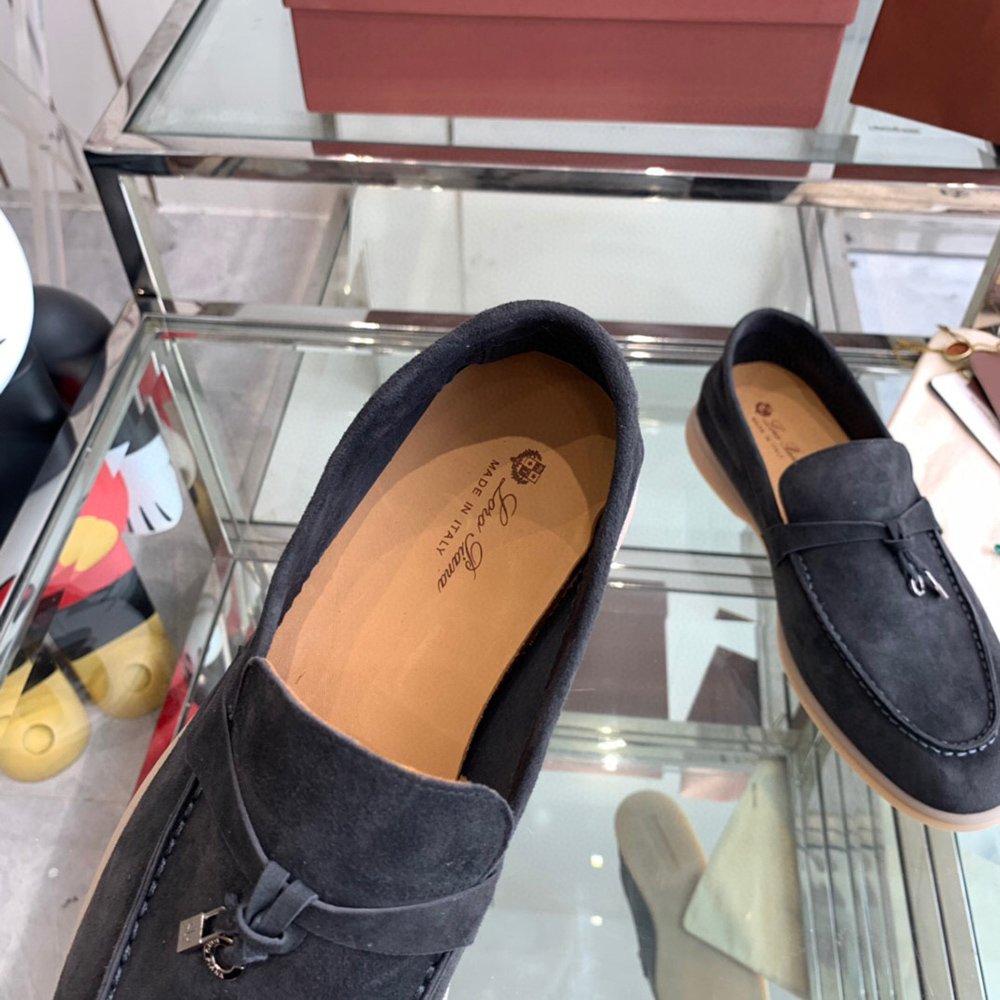 Loro Piana Summer Charms Walk Loafer Shoes