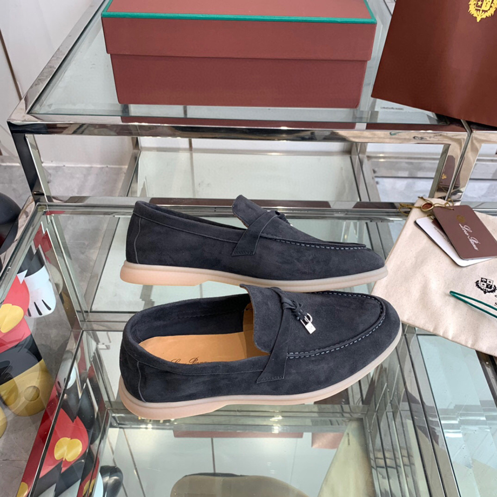 Loro Piana Summer Charms Walk Loafer Shoes