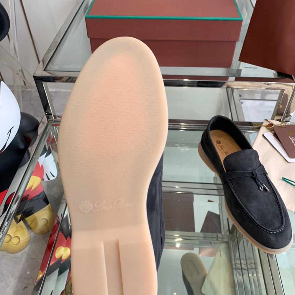 Loro Piana Summer Charms Walk Loafer Shoes