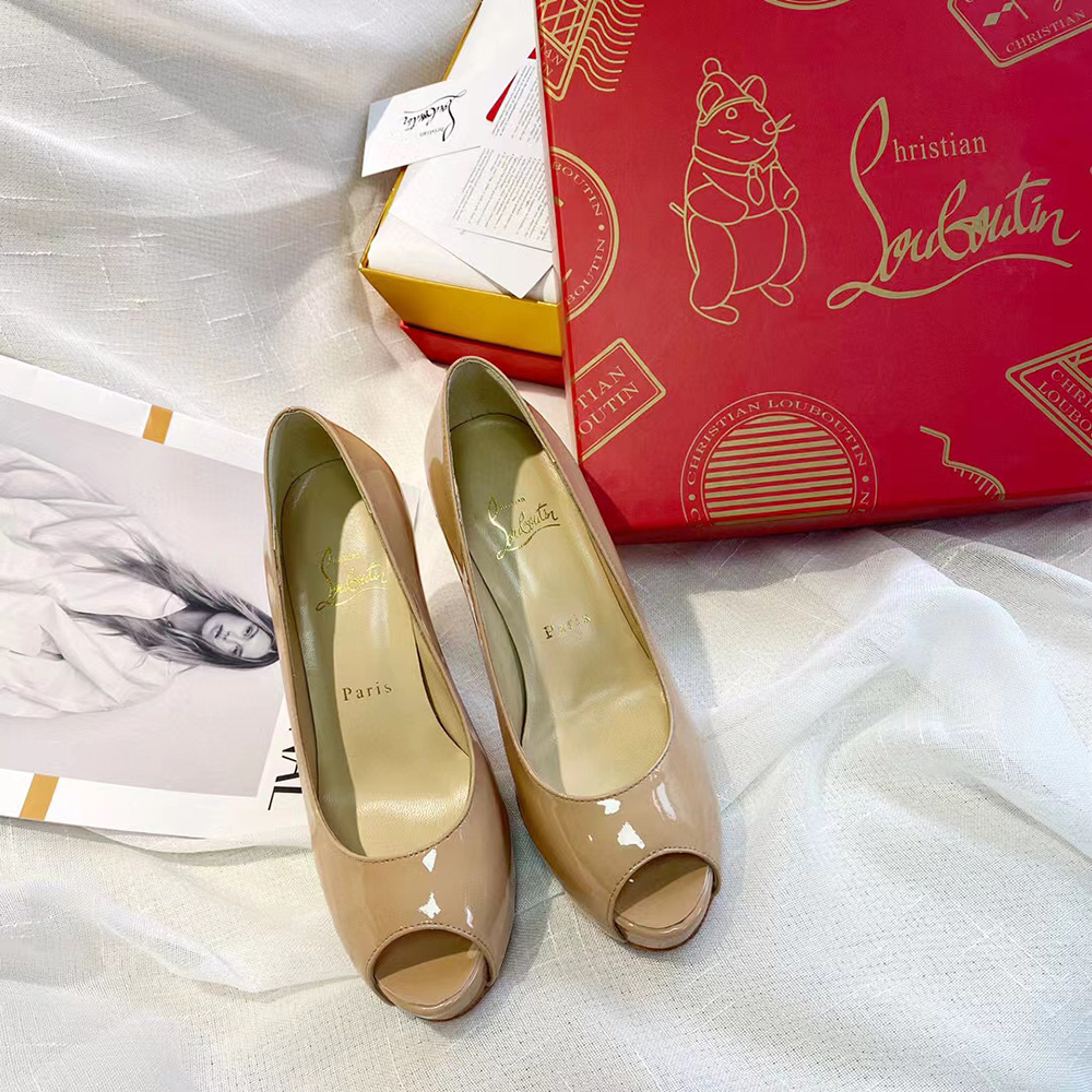 Christian Louboutin New Very Privé Open toe pumps H:10cm