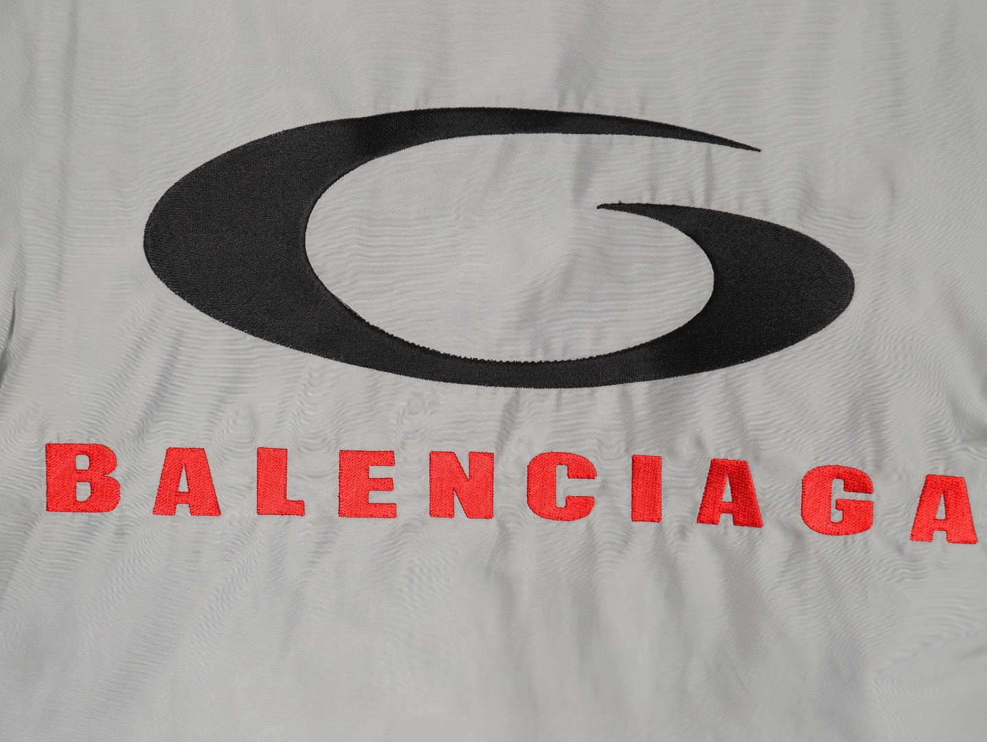 Balenciaga reversible hollow embroidered cotton jacket