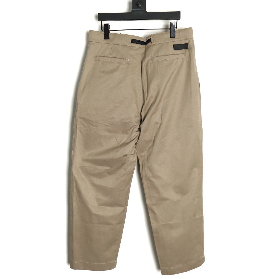 Dior belt metal buckle saddle pocket cargo trousers